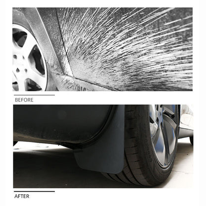 TESLA 2025 Model Y Juniper PP+TPE Front and Rear Fender Splash Guard - 1SET(4PCS.)