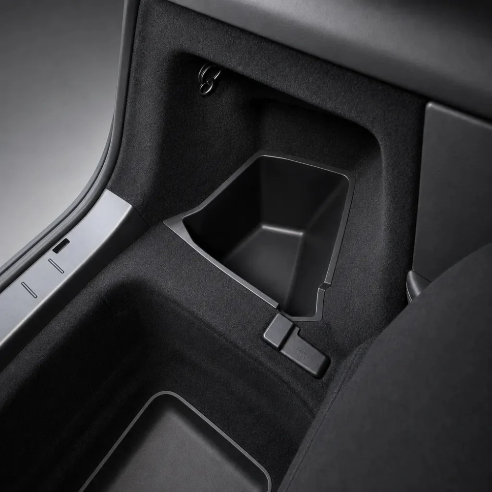 TESLA 2026 Model YL ABS+TPE Rear Side Storage Organizer - 1SET (2PCS)