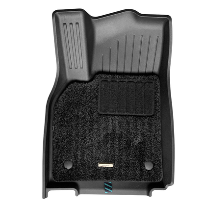 HALOBLK Tesla 2026-2027 Model YL Waterproof TPE Odorless Cargo Liners Double Layer Floor Mats - 1 SET (4PCS)