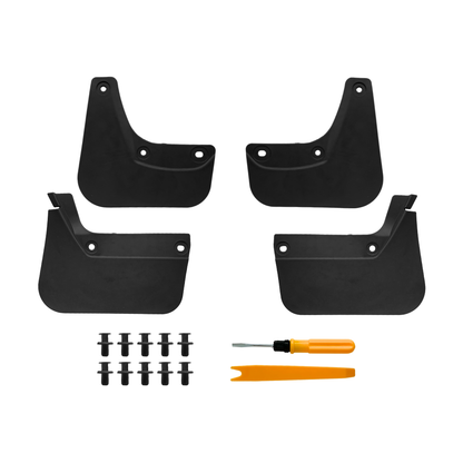 TESLA 2024-2026 Model 3 Highland Soft TPE Front and Rear Fender Mud Flaps - 1 SET (4PCS)