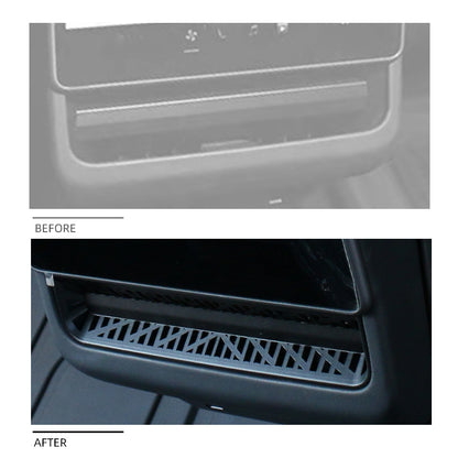 TESLA 2025 Model Y Juniper and Model 3 ABS Rear Center Control Air Outlet Protective Cover