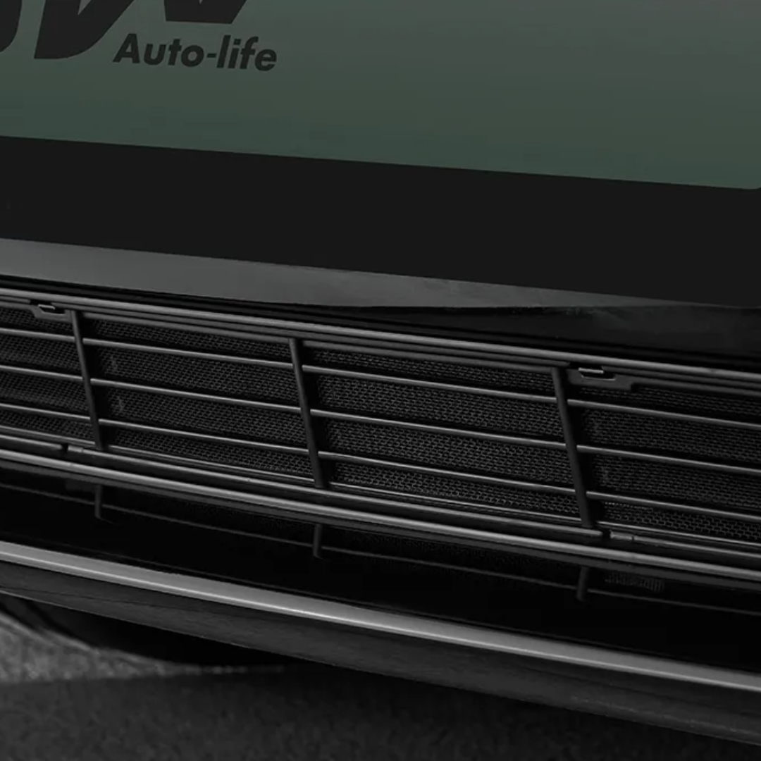 3W TESLA 2026 Model 3 ABS Detachable Anti-Insect Mesh Grille Guard Glossy Black