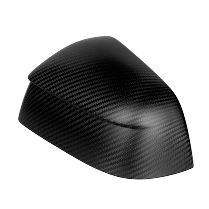 HALOBLK Carbon Fiber Side Mirror Caps for Tesla 2025-2026 Model Y Juniper - 1 SET (2PCS)