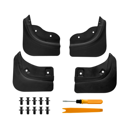 TESLA 2026 Model YL Soft TPE Front and Rear Fender Mud Flaps - 1 SET (4PCS)