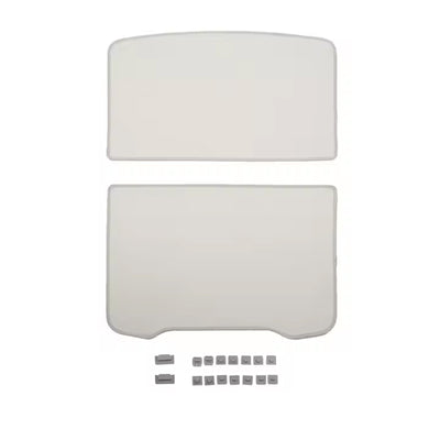 TESLA 2025/2026 Model Y Juniper Foldable Front and Rear Sunroof Sunshade for Glass Roof - Beige