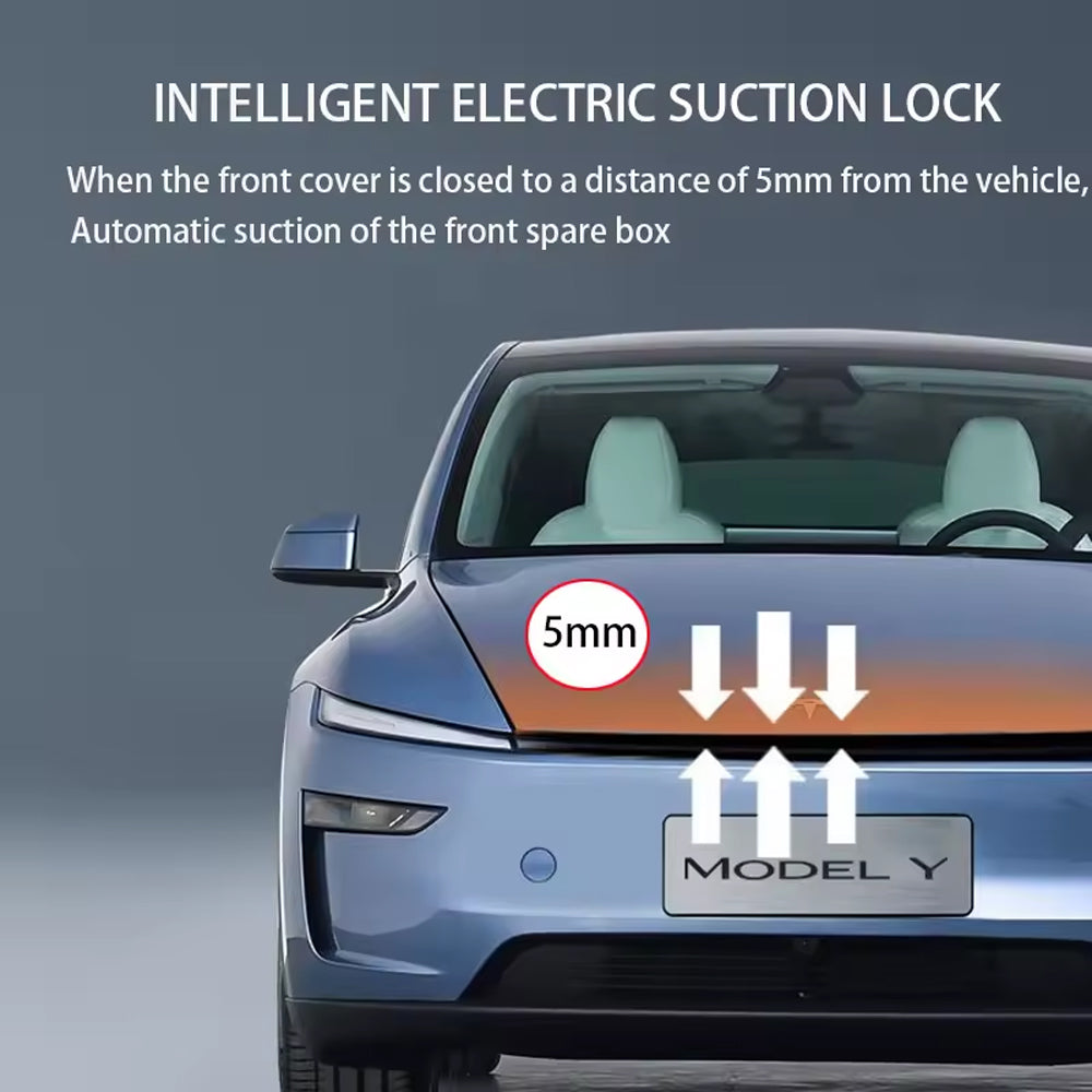 TESLA 2025 Model Y Juniper Front Trunk Electric Suction Power Frunk