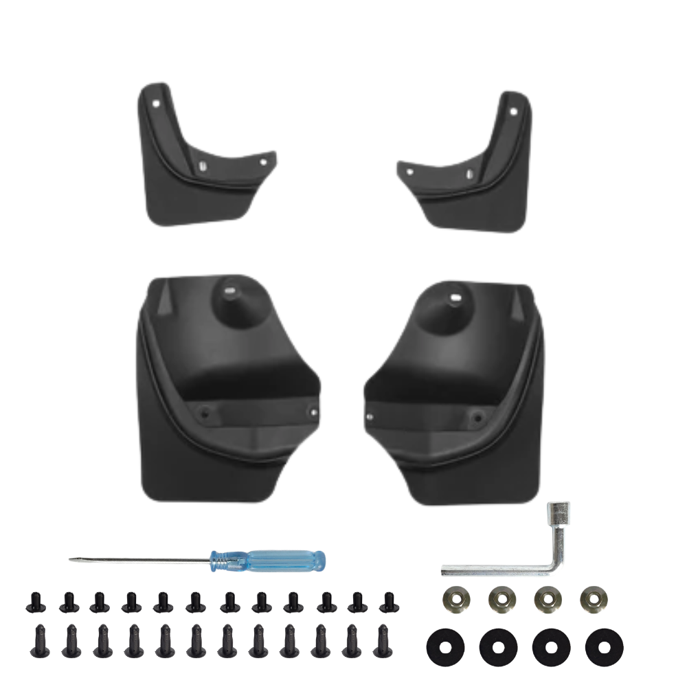 TESLA 2024 to 2026 Model 3 Highland PP+TPE Front and Rear Fender Splash Guard - 1 SET (4PCS)