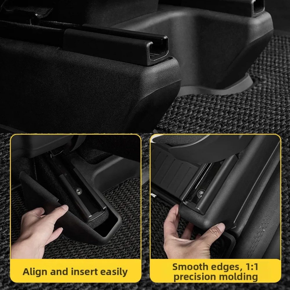 3W TESLA 2025|2026 Model Y Juniper TPE Underseat Corner Protection 1 SET (5PCS)