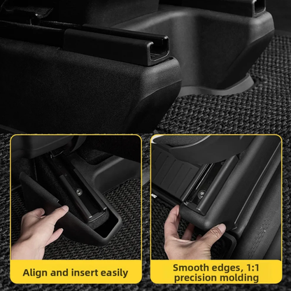 3W TESLA 2025|2026 Model Y Juniper TPE Underseat Corner Protection 1 SET (5PCS)