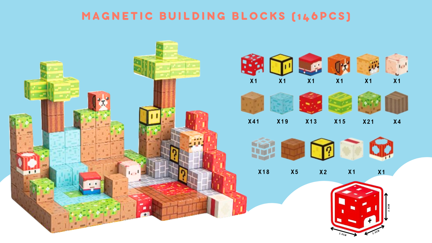Magnetic Building Blocks Educational Puzzle Toy