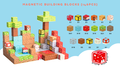 Magnetic Building Blocks Educational Puzzle Toy