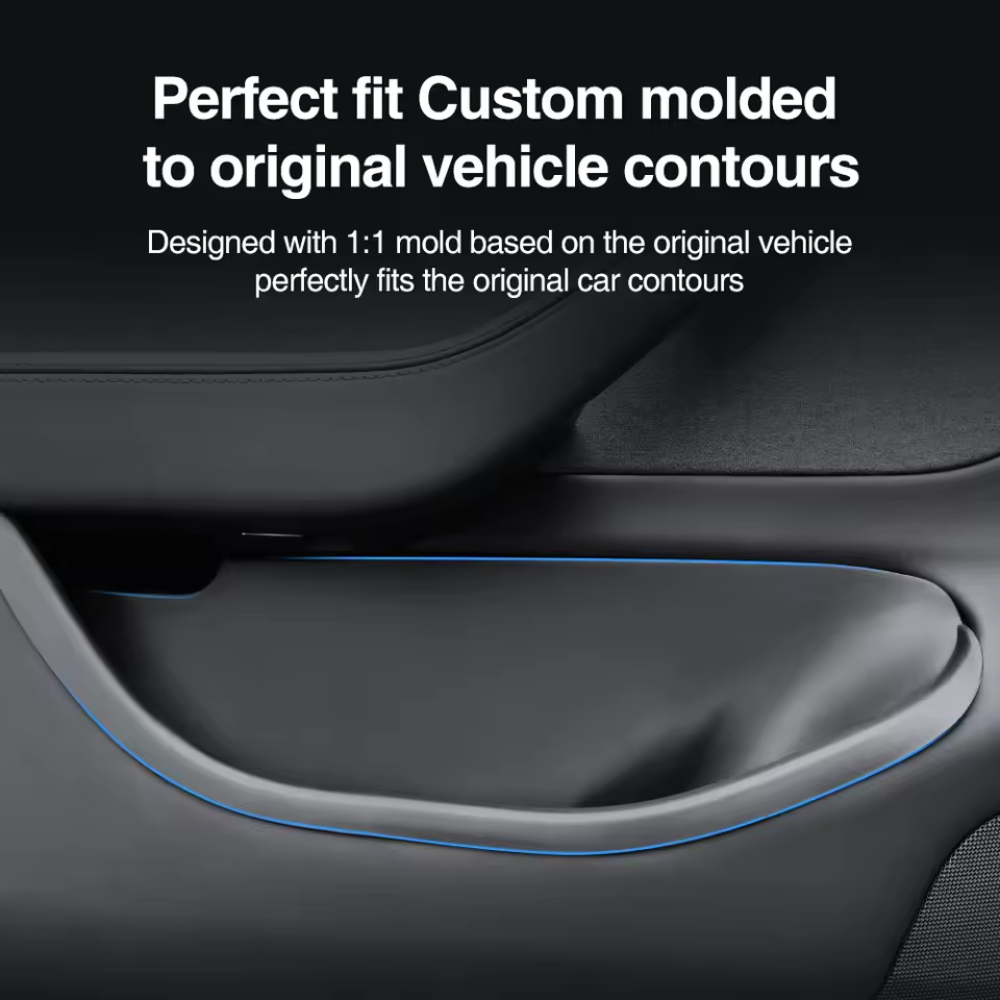 TESLA 2026 Model YL Front and Rear Side Door Storage with Emergency Handle Covers - 1 SET (4PCS)