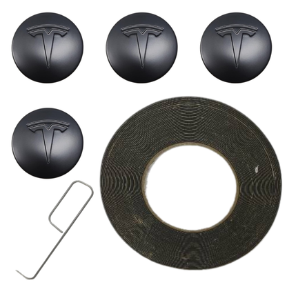 TESLA 2019-2024 Model Y ABS 19" Wheel Cover Spiral Style Hubcaps - 1 SET (4PCS)