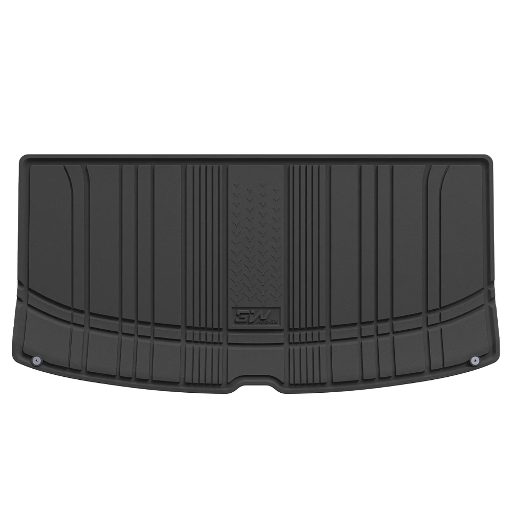 3W TESLA 2026 MODEL YL All-Weather Double Layer Injected Molded TPE Odorless Cargo Liners Floormats - 1 SET (11PCS)