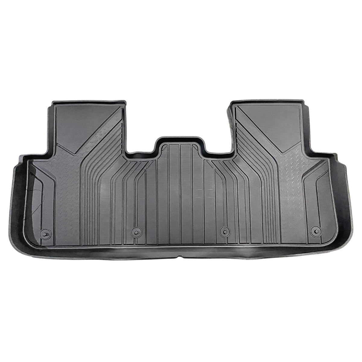 3W TESLA 2025-2026 MODEL Y Juniper All-Weather Double Layer Injected Molded TPE Odorless Cargo Liners Floormats - 1 SET (9 PCS)
