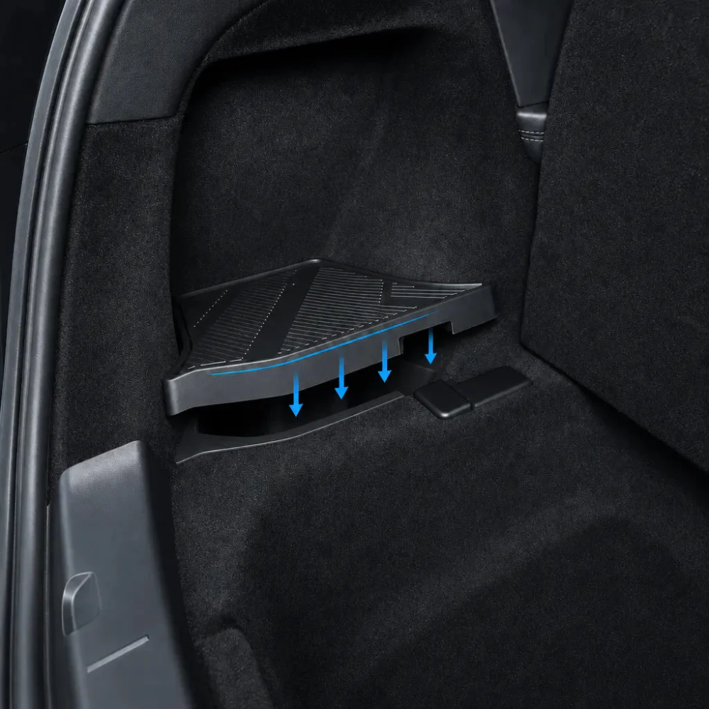 TESLA 2026 Model YL ABS+TPE Rear Side Storage Organizer - 1SET (2PCS)