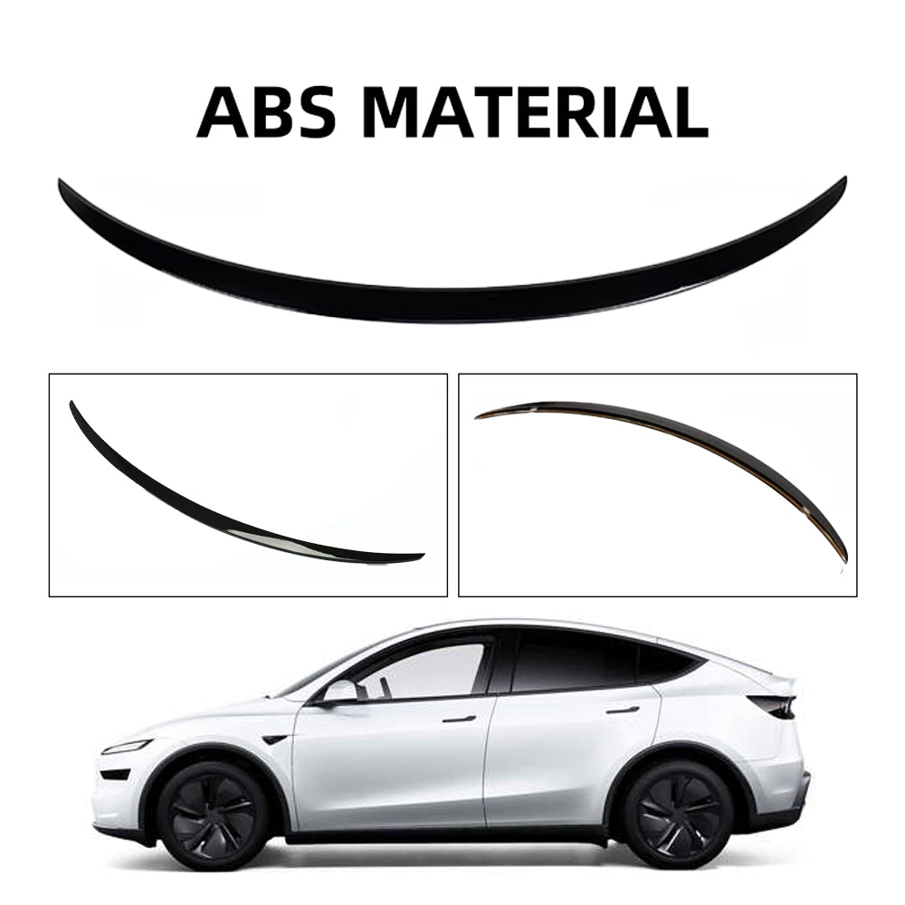 TESLA 2025 Model Y Juniper Exterior ABS Aerodynamics Rear Wing Spoiler - Glossy Black