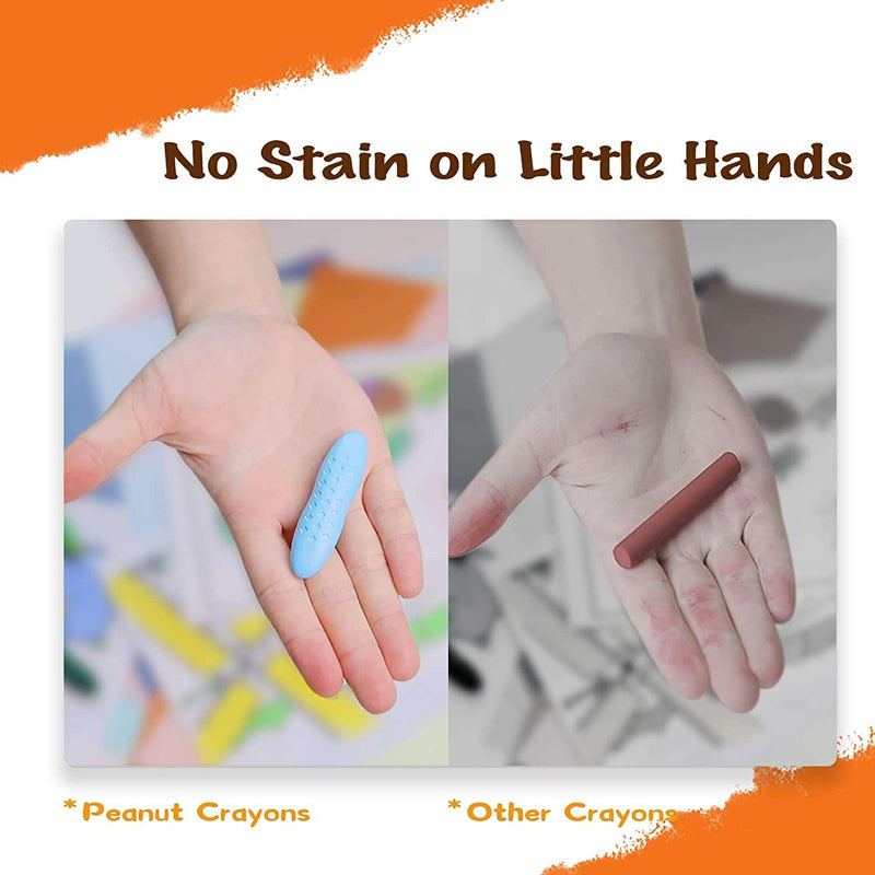 Y-Plus+ Pnut -Man Clean Hand Coloring Set  - 12 colors and  24 colors