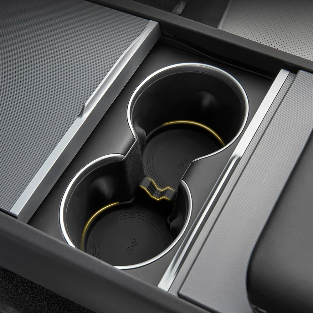 3W TESLA Model Y | Model YL | Model 3 Car Interior Silicone Waterproof Cup Pad