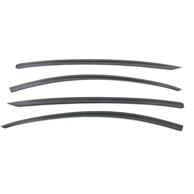 TESLA 202 /2026 Model Y Juniper ABS Adhesive Window Rain Visor- Glossy Carbon Fiber