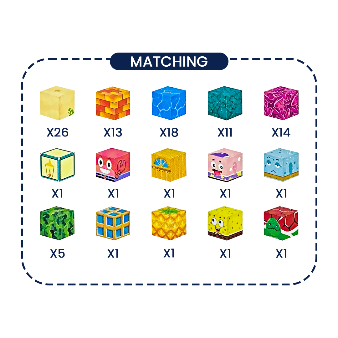 Magnetic Building Blocks Educational Puzzle Toy Underwater Theme