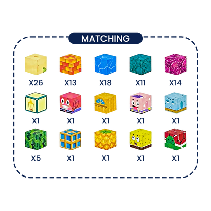 Magnetic Building Blocks Educational Puzzle Toy Underwater Theme