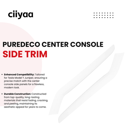 CIIYAA TESLA Model Y Juniper | Model 3 | Model YL PureDeco Center Console Side Trim