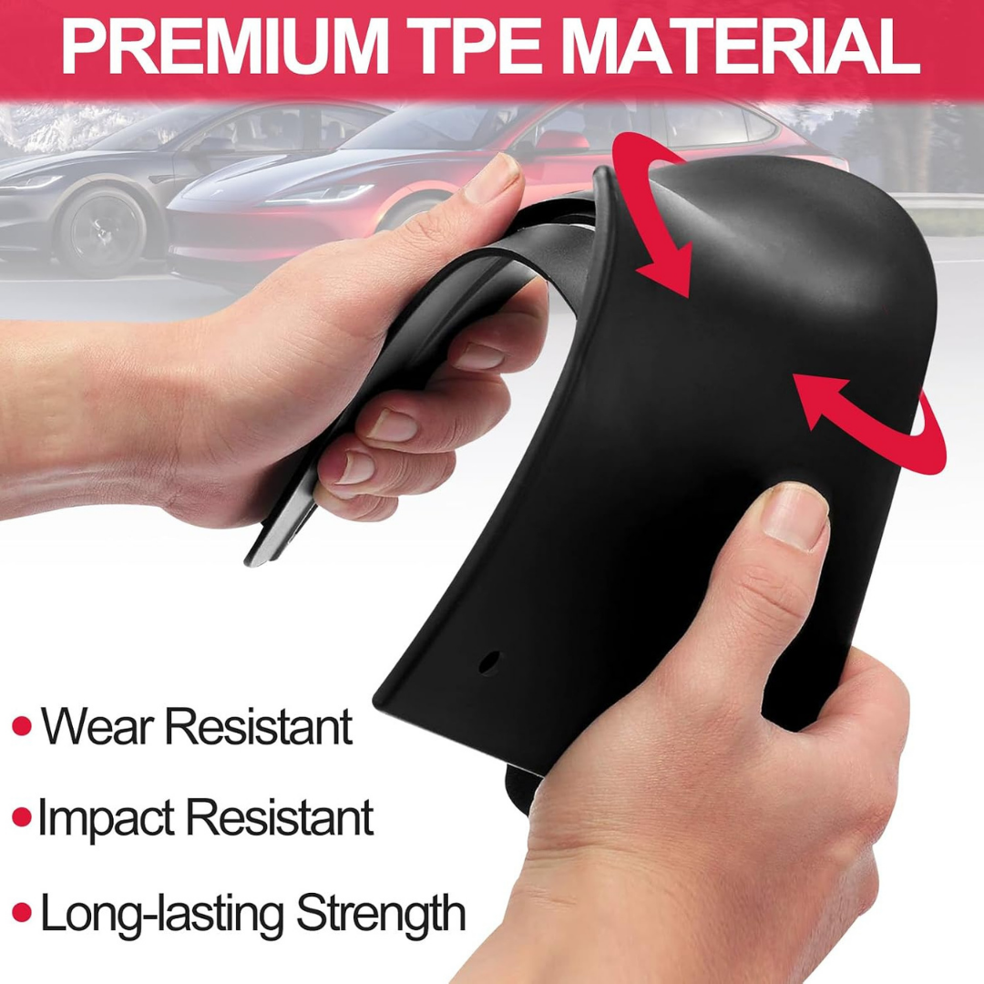 TESLA 2024-2026 Model 3 Highland Soft TPE Front and Rear Fender Mud Flaps - 1 SET (4PCS)