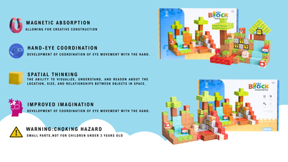 Magnetic Building Blocks Educational Puzzle Toy