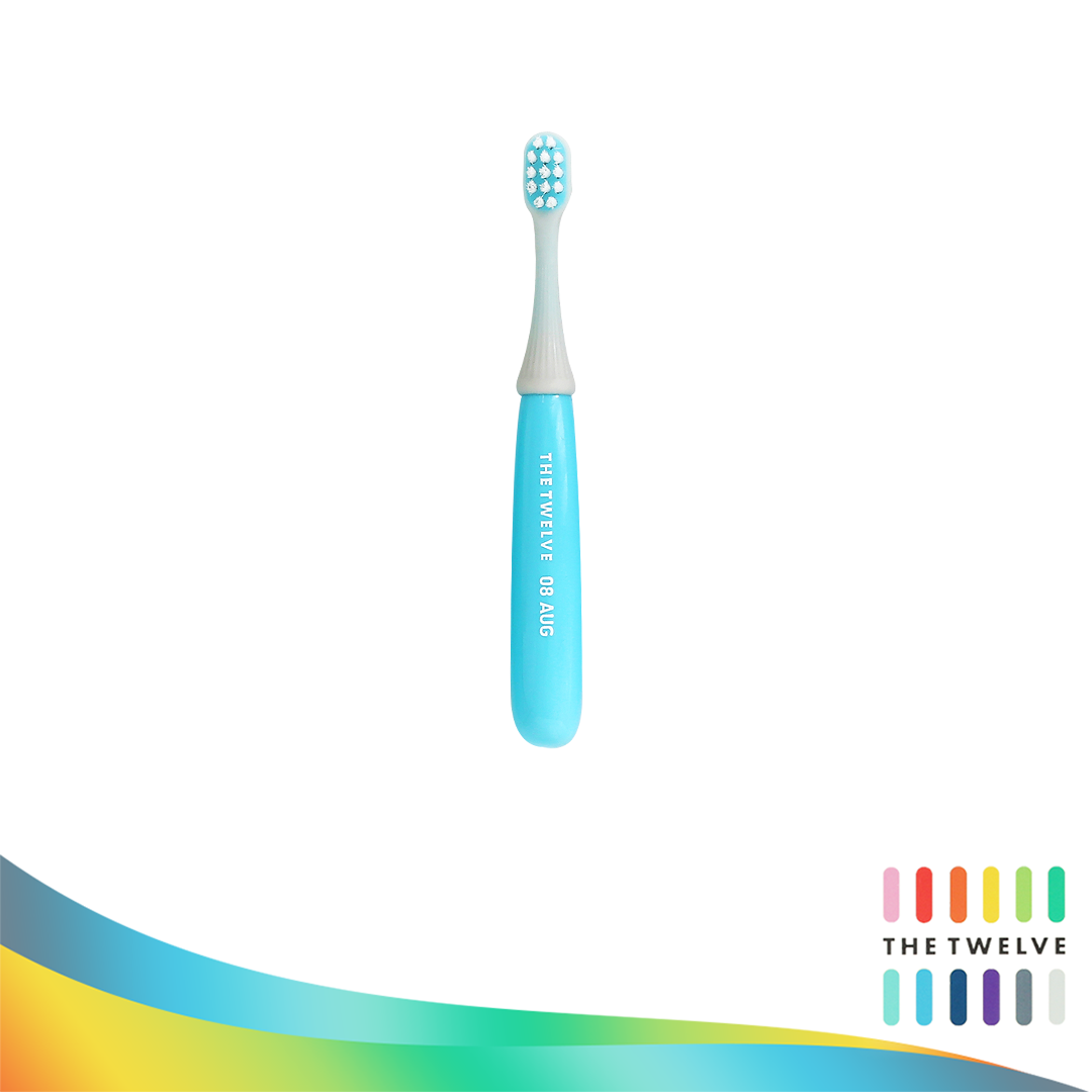 The Twelve Toddler Toothbrush in Pastel Color 1 piece (1-3 years old)
