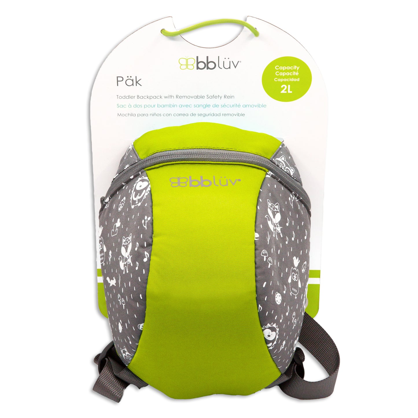 bblüv - Päk: Toddler Backpack with Removable Safety Rein
