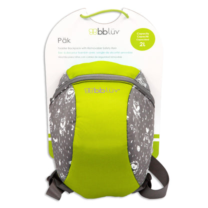 bblüv - Päk: Toddler Backpack with Removable Safety Rein