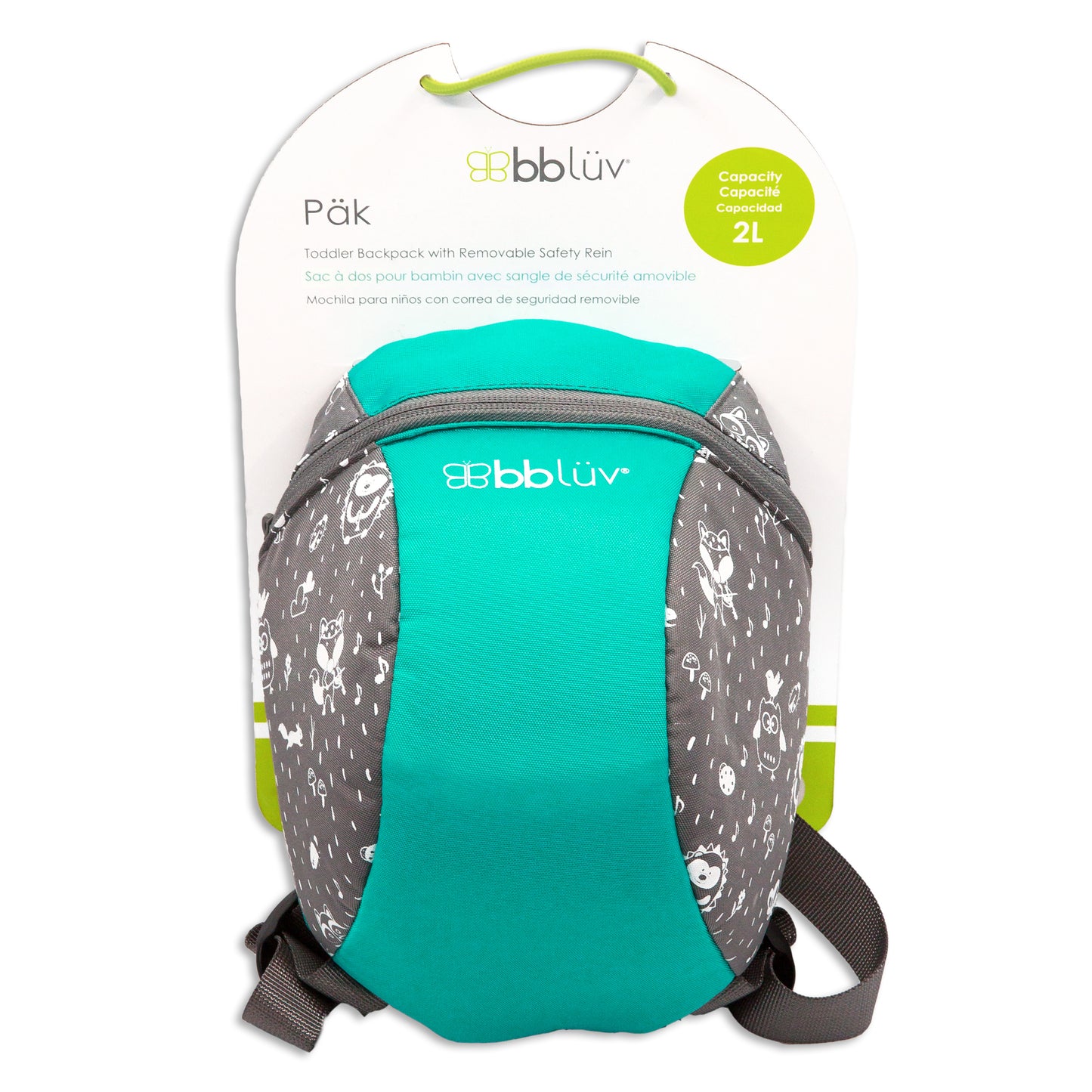 bblüv - Päk: Toddler Backpack with Removable Safety Rein