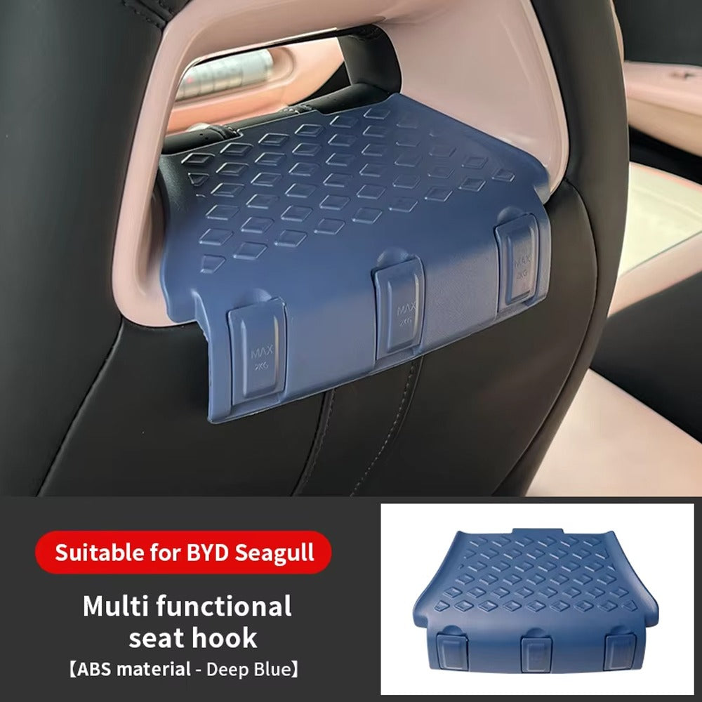 BYD Seagull Car Multi-Functional ABS Seat Hook 1SET (2PCS) - Blue