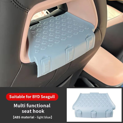 BYD Seagull Car Multi-Functional ABS Seat Hook 1SET (2PCS) - Light blue