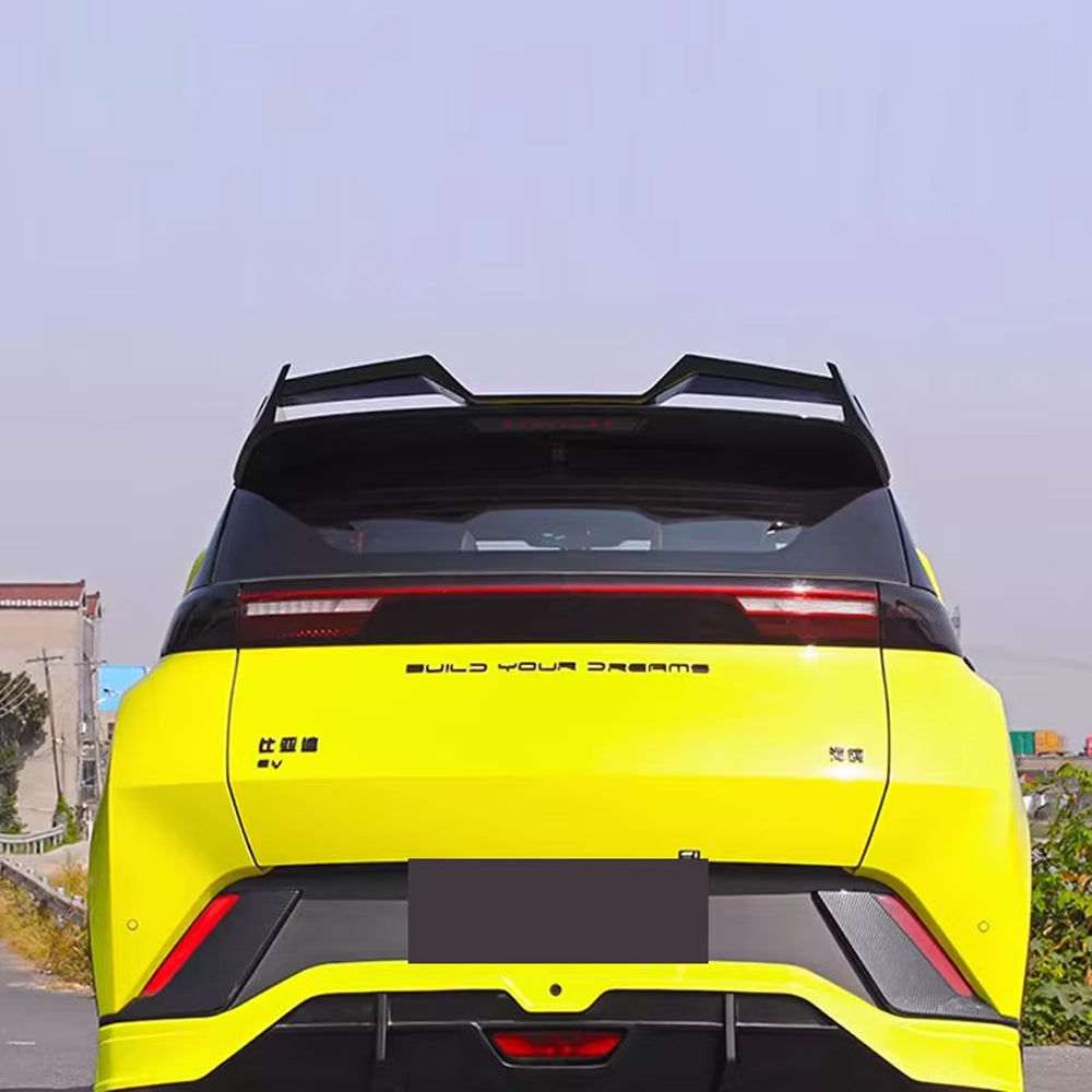 BYD Seagull Car Top Roof Carbon Fiber Spoiler (Black)