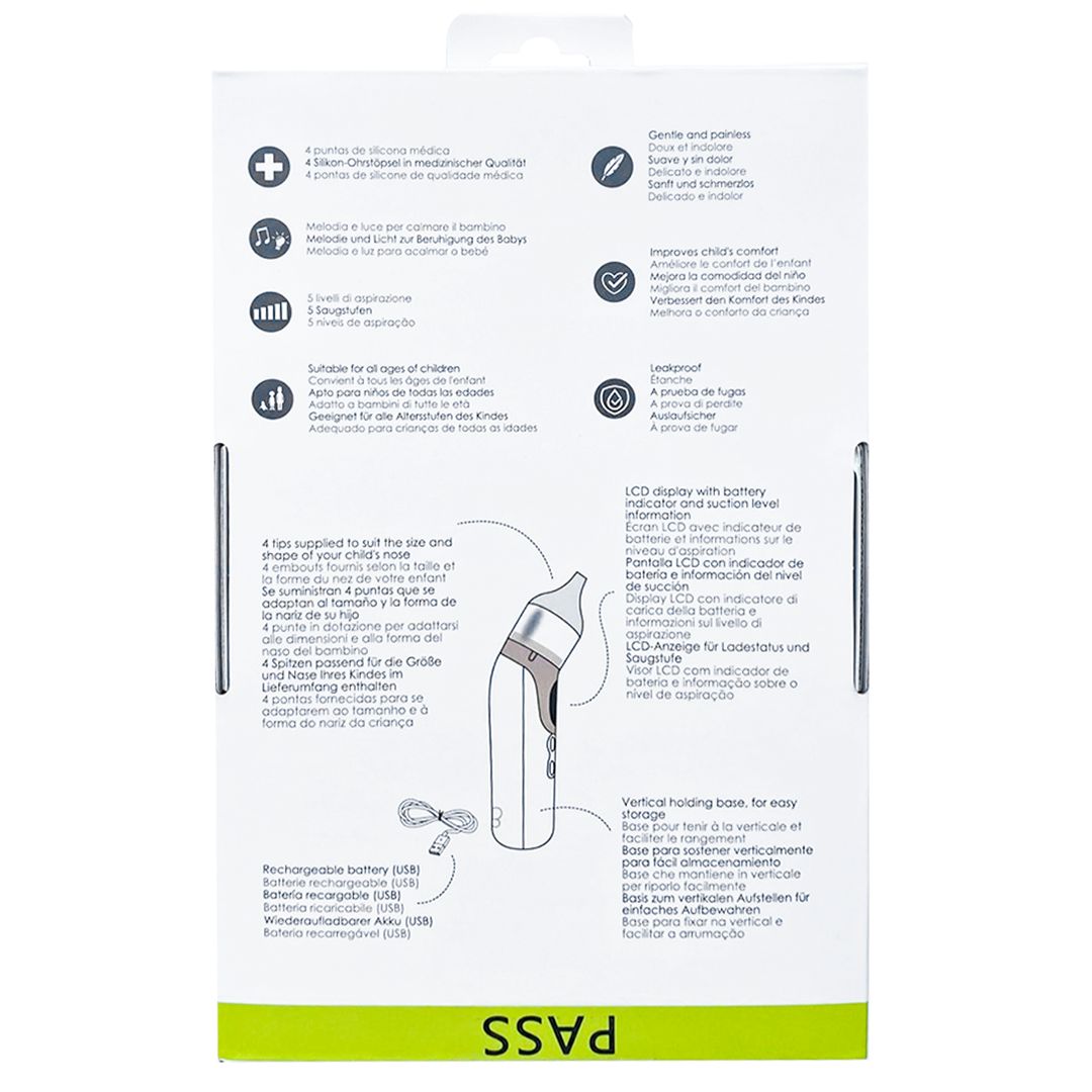 bbluv - Rinö Pro: Rechargeable Electric Nasal Aspirator