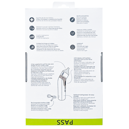 bbluv - Rinö Pro: Rechargeable Electric Nasal Aspirator