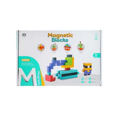 Magnetic Building Blocks Educational Puzzle Toy Color Cubes