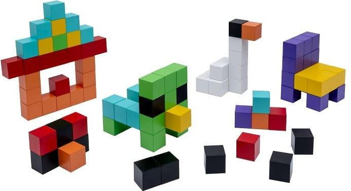 Magnetic Building Blocks Educational Puzzle Toy Color Cubes