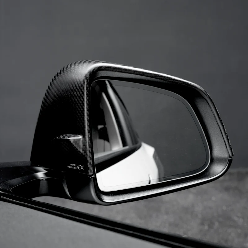 HALOBLK Carbon Fiber Side Mirror Caps for Tesla 2025-2026 Model Y Juniper - 1 SET (2PCS)