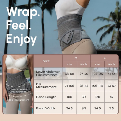 MOOIMOM CoolWeave Bamboo Postpartum Corset - Gray
