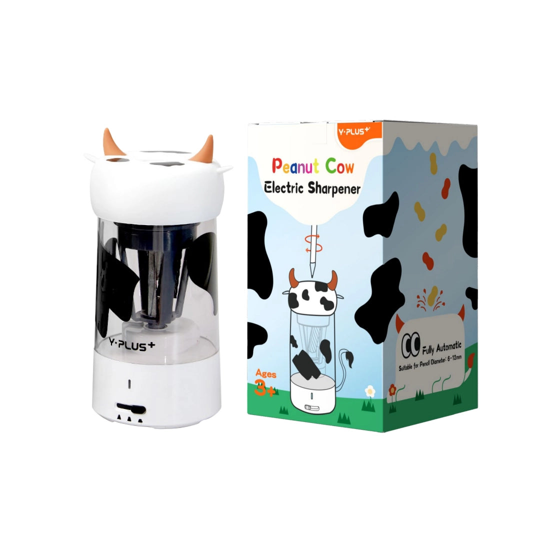 Y-Plus+ Peanut Cow Automatic Electric Pencil Sharpener