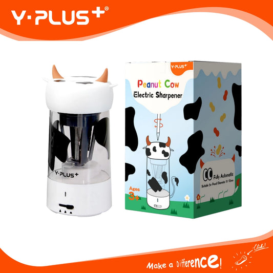 Y-Plus+ Peanut Cow Automatic Electric Pencil Sharpener