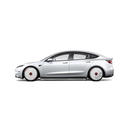 Pre-order (30 Days) HALODISC 2 Wheel Covers for Tesla | Custom Numbers - White