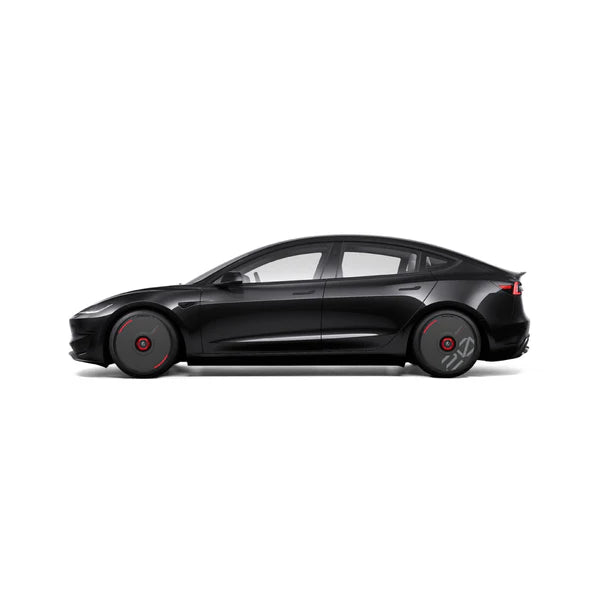 Pre-order (30 Days) HALODISC 2 Wheel Covers for Tesla | Custom Numbers - Black