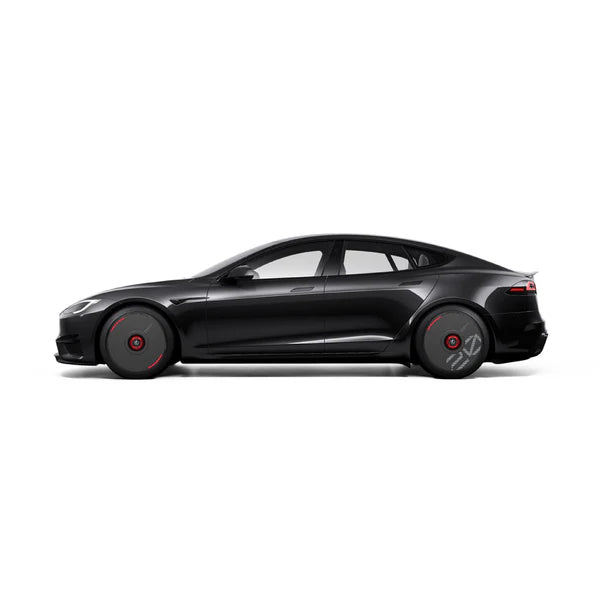 Pre-order (30 Days) HALODISC 2 Wheel Covers for Tesla | Custom Numbers - Black