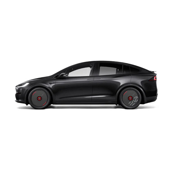 Pre-order (30 Days) HALODISC 2 Wheel Covers for Tesla | Custom Numbers - Black