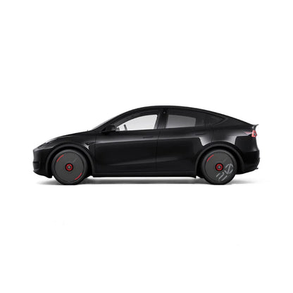 Pre-order (30 Days) HALODISC 2 Wheel Covers for Tesla | Custom Numbers - Black