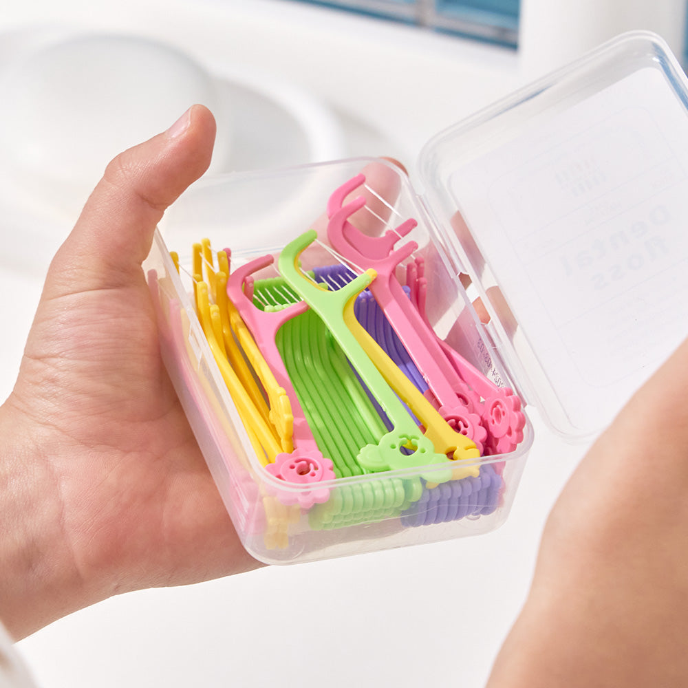 The Twelve Kids Dental Floss 40pcs (Ages 3+)